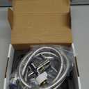 Vayzluiy Handheld Toilet Bidet Sprayer for Toilet-Adjustable Water Pressure Control with Bidet Hose for Feminine Wash, Stainless Steel Brushed Nickel Cloth Diaper for Baby Wash (Stainless Steel, 1)