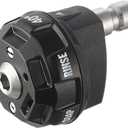 Meteor Blast Pressure Washer Nozzle, 6-in-1 Quick Change over and Adjustable, Power Washer Tips Replacement with 1/4 inch Quick Connector, MAX 4500PSI 2.0GPM for power washer and pressure washer