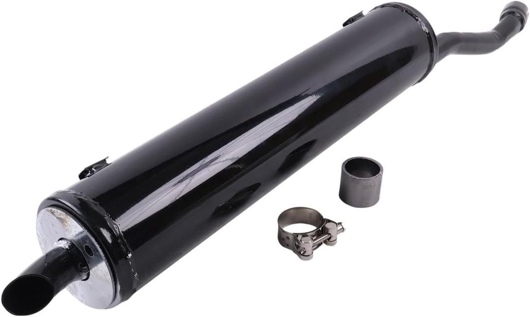 Muffler W/Gasket 5FU-E4710-00-00 4S1-E4710-00-00 Compatible with Yamaha Big Bear 400 YFM400F YFM 400F 4X4 2000-2006