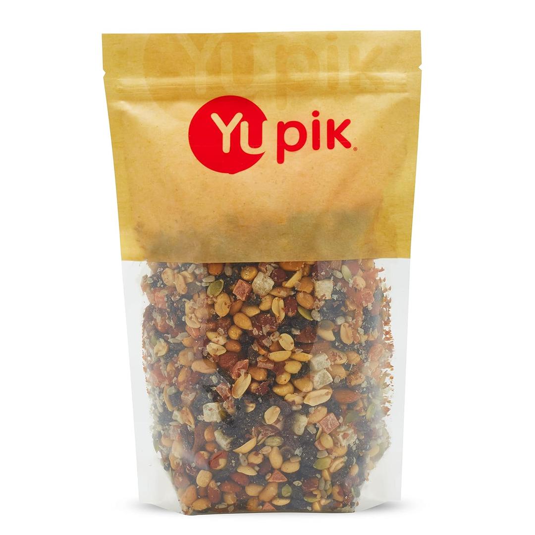 Yupik Trail Mix, 2.2 lb (35.2 oz), A Blend of Peanuts, Raisins, Sunflower Seeds, Pineapples, Papaya, Raisins, Pumpkin Seeds & Almonds, Kosher, Vegan, Perfect for Snacking, Baking & Nutrition Bars