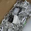 KNONEW Christmas Lights Outdoor Color Changing 400 LED 33ft 11 Modes Curtain Fairy String Light with 75 Drops, Clear Wire LED Lights for Wedding Party Holiday Christmas (Warm White to Multicolor)