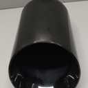 Exhaust Tip 3 Inch Inlet, 3" Inlet 5" Outlet 12" Overall Length Stainless Steel Chrome-Plated Exhaust Pipe,Angle Cut,Weld On,Chrome Black