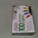 PREXTEX Christmas String Lights with Green Wire - 100 Count, 20 Ft Multicolored Christmas Tree Lights for Xmas Decorations Indoor and Outdoor - Incandescent String Light for Patios, Fences, Holidays