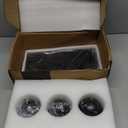 Creative Scents Black Marble Look Home Decor Bowl and Orb Set - Coffee Table Decor for Living Room - Centerpiece Table Decorations for Dining Table, Kitchen Counter, Foyer - Elegant House Decoration