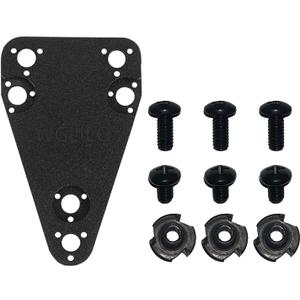 Cross Platform Adapter for Blackhawk to Safariland Holster and QLS, Molle Conversion Kit for Thigh and Drop Leg Holsters, Black