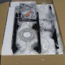 VOLISUN Matte Black Bathroom Light Fixtures, 6-Light Bathroom Vanity Lights Over Mirror, Modern Vanity Light for Bathrooms, Bathrooms Lights Fixtures Over Mirror with Milky White Frosted Glass Shades