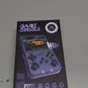 Retro Game Console R36S Handheld Game Console with 64GB Preloaded Games, Save/Load Function, 3.5" HD IPS Screen, Portable Emulator Console for Family, Adults & Nostalgic Players (Purple R36s 3.5")