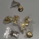 UPEYXDQR Knobs (10pcs)  Gold Aluminum Alloy, Kitchen Cabinet Hardware Handle, Fashion & Durable, for Dresser Drawers, Cabinets, Cupboards, Wardrobes