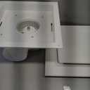 Orsong Bathroom Exhaust Fan 12" Panel Ultra Quiet without Light(10x10 Mount), 130CFM, 4" Duct for Bathroom/Garage/Home