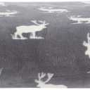 Eddie Bauer - Throw Blanket, Brushed Fleece & Plush Sherpa Bedding, Blanket for Couch & Bed (Elk Stance Grey, 50" x 60")