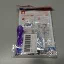 VICASKY Adjustable Action Figure Stand with Effects, 2pcs Doll Display Holder for Collectibles, Purple Plastic, 4.72 X 3.93 X 1.57 Inch, Ideal for Showcasing Models, Dolls, and Figures in Home, Off