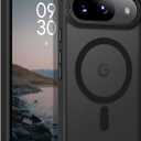 BENTOBEN for Google Pixel 9 Case [Magsafe Compatible] Translucent Matte Slim Shockproof Protective Phone Case for Google Pixel 9 6.3" 2024, Black