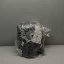 ULTCOVER 600D Tough Canvas Heavy Duty Rectangular Patio Table and Chair Cover - Waterproof Outdoor General Purpose Furniture Covers 136 x 74 inch, Black