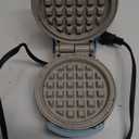 bella Snack-n-Store Min Waffle Maker, EverGood Ceramic Nonstick Coating, Cord Wrap, Ready Indicator Light & Cool Touch Handles, Stackable Design & Customizable Plates, 350 Watt, Surf