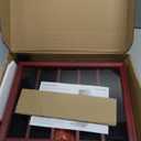 ASmileIndeep Military Challenge Coin Display Case Holder with HD Toughened Glass and Wall Mount, Wooden Coin Stand Rack with Removable 2 Grooves Shelves, Mahogany Finish