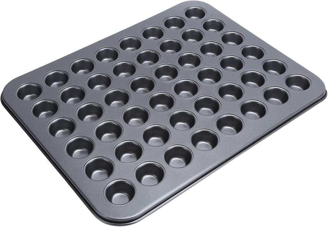 Non-Stick Muffin Pan, 48 Cup Cupcake Pan, Carbon Steel Muffin Tin Mini Cupcake Pans, Muffin Top Pans for Baking Bakeware Cooking Accessory