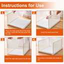 Wanheart Stackable PP Material Drawer Boxes for Wardrobe Storage Foldable Wardrobe Storage, Suitable for Bedrooms White 4-Piece Set (Small, short model)