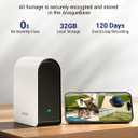 ANSQUE Security Cameras Wireless Outdoor Home System, 4 Camera Kit, No Subscription Fees, Solar Powered, Local Storage, 365-Day Battery Life, 360PTZ Surveillance, Auto Tracking, 2K Color Night Vision
