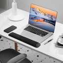 MEKASS Keyboard Wrist Rest, Soft Memory Foam Wrist Support for Keyboard, Keyboard Hand Rest Pad for Wrist Pain Relief, Keyboard Wrist Guard for Long Hours of Work, Gaming, StudyingClassic Black