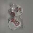 2 Pack 24mm Full Breast Pump Kits Compatible with Momcozy Upgraded Mobile Flow M9, Upgraded M9 Full Set Parts Including 24mm FlnageX2, Red ValveX2, Red DiaphragmX2, Container with Silicone LipX2