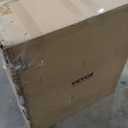 4 Tier Wood Catio Outdoor Window Cat Enclosure, Cat House On Wheels with Scratch Post, Resting Box, 4 Platforms, 2 Sliding Doors & Weatherproof Roof, Cats Kitty Condo Cage Shelter Playpen