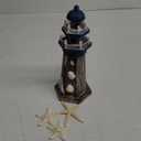 Sail Boat Wooden Lighthouse 10.6" High Nautical Themed Rooms Lighthouse Home Decor
