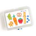 Itzy Ritzy Divided Snack Box  BPA-Free Travel Snack Container with 6 Compartments and Snap-Tight Lid  Convenient Food Storage for Car Rides, Daycare, and On-the-Go