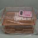 17 in 1 Pink Desk Organizers and Accessories Set, 3 Office Desk Supplies Storage Organization, 4 Pens, Stapler, Staples & Remover, Tape & Dispenser, Scissors, Ruler, Clips, Hole Punch, Back to School