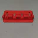 EZRED Magnetic 4 Slot Pry Bar Holder with Mounting Holes Non-Marring TPEE Low Profile Design Organization