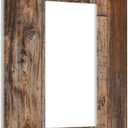 Vintage Board Rustic Brown Wood Texture Decorative Outlet Covers 1 Gang Single Rocker Light Switch Cover Plate Wall Plates GFCI Faceplate for Farmhouse Home Decor