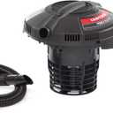 Craftsman CMXEVBE17678 1.75 Peak HP Wet Dry Vac Powerhead, Portable Shop Vacuum Compatible with a 5 Gallon Bucket (Sold Separately) with Filter Bag and Hose for Jobsite, Outdoor Cleaning