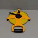 LAND 330FT/100M Heavy Duty Fiberglass Tape Measure - 1/2-Inch Wide, Dual Inch/Metric Scale, Durable Open Reel Measuring Tape for Surveying, Engineering, Runway Construction