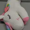 hitoshe Unicorn Stuffed Animals, Soft Unicorn Plush Hugging Pillow Toy Gifts for Kids (White, 12 in)