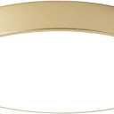LED Ceiling Light Flush Mount Gold, 24W Kitchen Light Fixture Ceiling Mount Dimmable, 12 inch Close to Ceiling Light Fixture 5CCT for Bedroom, Bathroom, Living Room (12INCH, GOLD-B)