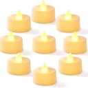 Homemory 64 Pack Flameless LED Tea Lights Candles Battery Operated, 200+Hour Fake Electric Candles TeaLights for Votive, Halloween, Ofrenda, Diya, Wedding Centerpiece Table Decor, Funeral, Christmas