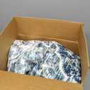 YARNSCAPE 9' x 12' Washable Area Rug - Low Pile Soft Vintage Indoor Rug for Living, Dining or Bedroom - Lightweight Carpet with Non-Slip Backing - Foldable for Easy Placement, Ocean Blue