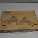 Wooden Train Track Accessories Train Railway Accessories Double Suspension Train Bridge Toy Train Set for Toddlers 3-5 Train Tracks Compatible with All Leading Brands