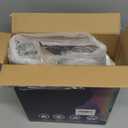 MAXEVE Electric Heated Throw Faux Rabbit Fur Blanket with 8 Heating Levels & 8 Hours Auto Off, Fast Heating Warm Cozy Sherpa Washable Blanket with Over-Heat Protection, ETL Certification, Grey