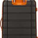 Rockland Melbourne Hardside 3 Piece Expandable Spinner Wheel Luggage Set, (20"/24"/28"), Charcoal