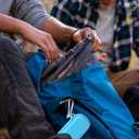 2 x Heart Rate Monitor Case KardiaMobile EKG Monitor 1L 6L, Portable Hard EVA Kardia Mobile Case with Climbing Clip, Protective KardiaMobile EKG Organizer (BLUE)