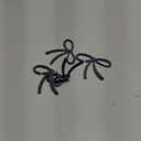 AHANDMAKER 30Pcs Black Bows Drink Markers Acrylic Bowknot Wine Glass Markers Coquette Wine Glass Tags Charms for Bachelorette Birthday Wedding Coquette Tasting Party Decor Accessory