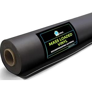 Trademark Soundproofing Mass Loaded Vinyl 1lb - MLV Soundproofing for Wall Sound Barrier - Sound Insulation - Made in USA - 4' x 25' Covers 100 sf - Made in USA Trademark Soundproofing Mass Loaded Vinyl 1lb - MLV Soundproofing for Wall Sound Barrier - Sound Insulation - Made in USA - 4' x 25' Covers 100 sf - Made in USA