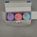 The First Years Squeeze & Sip Toddler Straw Cups  Squeezable Transition Sippy Cup with Silicone Straw  Toddler Feeding Supplies  Pink/Purple/Blue  7 Oz  3 Count  Ages 6 Months and Up