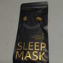 MABAO Sleep Mask for Side Sleeper, Eye Mask for Sleeping Women Men, 3D Contoured Cup No Eye Pressure 100% Light Blocking Sleeping Mask with Adjustable Strap Night Blindfold Flight, Travel, Nap, Black