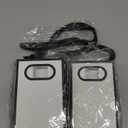 AmazingSpark 50 Pcs White Black Mini Gift Bags Bulk 6.3 x 3.9 x 2.8 Inch Party Favors Elegant Small Gift Bags with Handles and Ribbon Bows for Wedding Birthday Bridal Baby Shower Party Favors