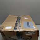 PULOTE 100PCS Red Plastic Plates Disposable Heavy Duty - Include 50 Dinner / 50 Dessert Plates for Party & Christmas