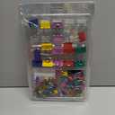 Mr. Pen- Metal Binder Clips, 100 pcs, Assorted Sizes, Colored Binder Paper Clips, Bulk Paper Clamps for Office Supplies, Home, School, Business, Document Organizing