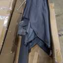 Deconk 10x10 FT Cantilever Patio Umbrella with Led Lights Double Top Outdoor Square Heavy Duty Offset Umbrellas 360Rotation Free-motion Track Tilt Windproof for Pool Deck Garden, Beige