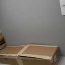 35.4 Inch Cat Exercise Wheel - Wooden Low Noise Cat Treadmill for Indoor Cats, Detachable Carpet & Enhanced Base for Fitness, Weight Loss Size M Brown