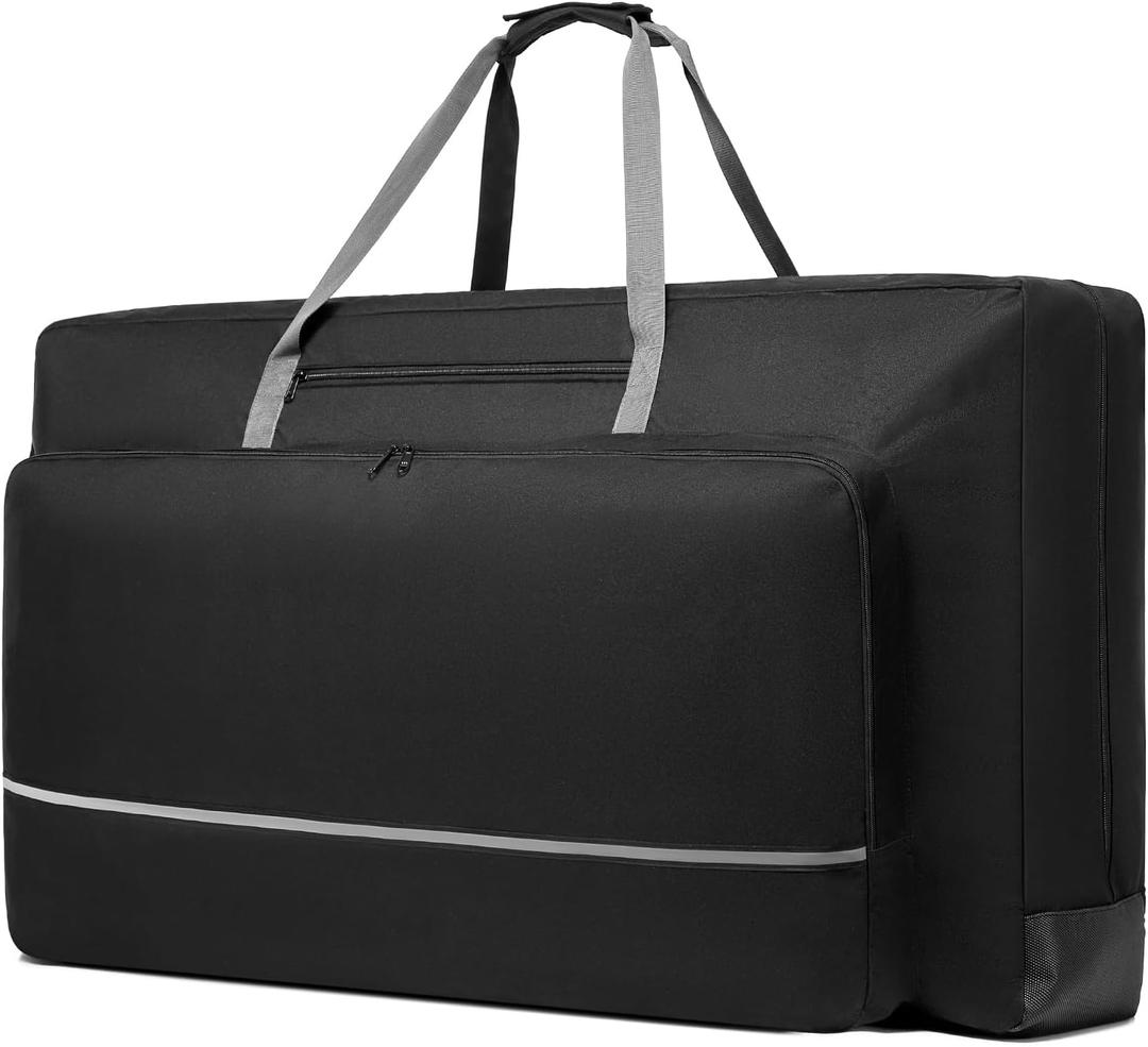 Cornhole Carrying Case Fits 4' x 2' Regulation Size Board, Heavy-Duty 900D Cornhole Boards Bag with Front Pockets and Padded Shoulder Strap for Cornhole Outdoor Games, Only Bag